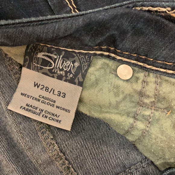 Silver Aiko skinny jeans. Waist 28 length 33 - Picture 4 of 5